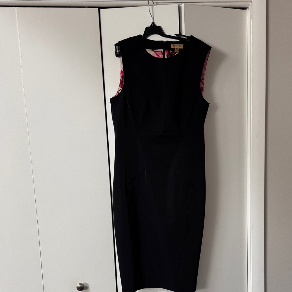 Ted Baker London Black Midi pencil Dress